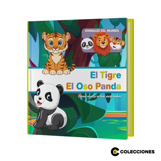 AM02 -  TIGRE Y OSO PANDA + LIBRO