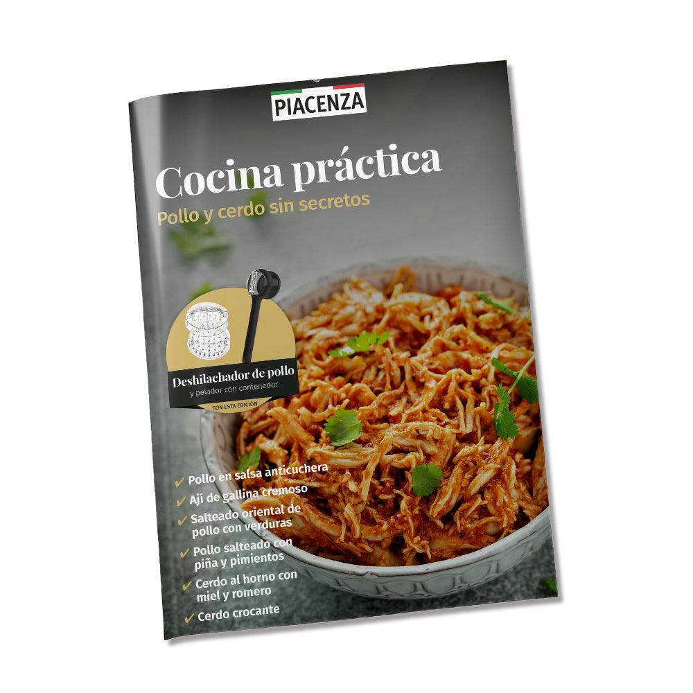 CP03 - DESHILACHADOR + PELADOR CON CONTENEDOR + RECETARIO