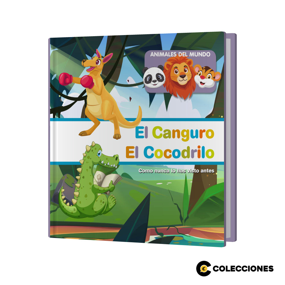 AM04 - CANGURO Y COCODRILO + LIBRO