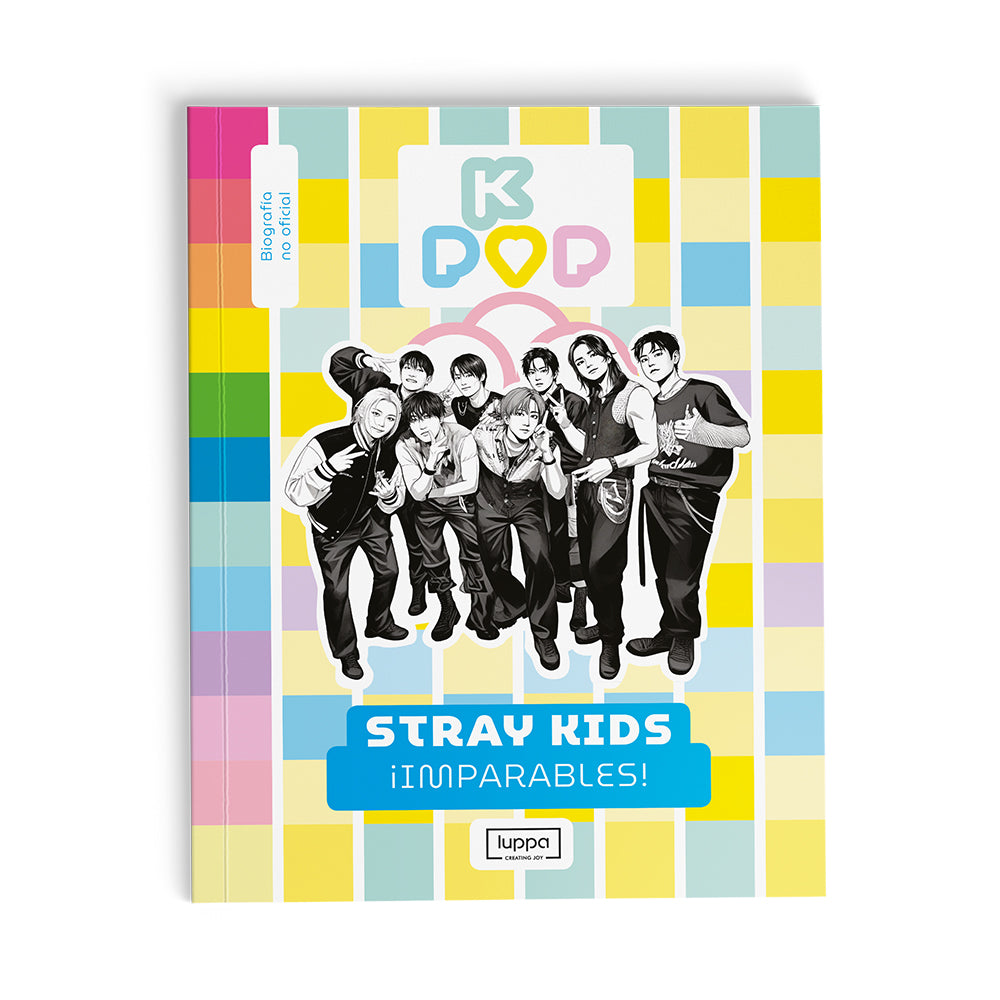 LKP08 - LIBRO K-POP STRAY KIDS + 3 FTOS TARJETAS