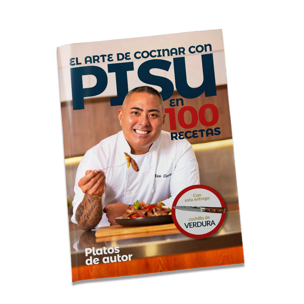 PI10 - CUCHILLO VERDURA + LIBRO DE RECETAS