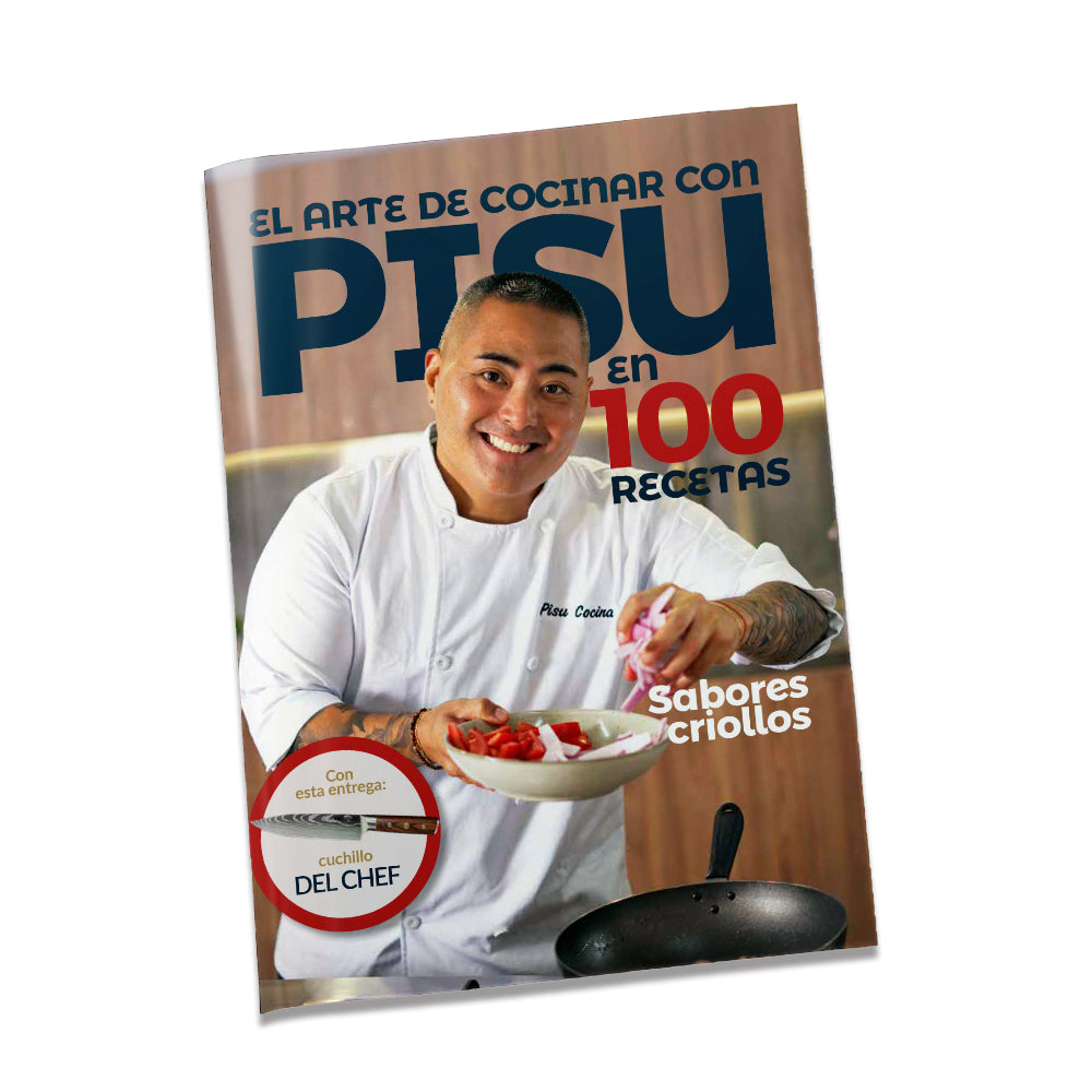 PI03 - CUCHILLO DEL CHEF + LIBRO DE RECETAS