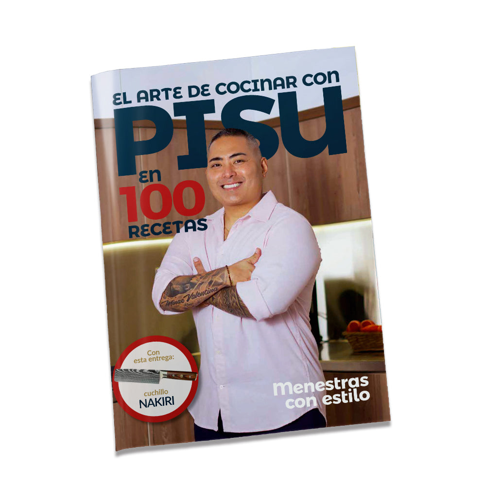 PI04 - CUCHILLO NAKIRI + LIBRO DE RECETAS