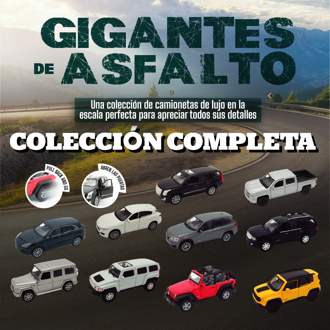 GA0 - GIGANTES DE ASFALTO COLECCIÓN COMPLETA + LIBRO