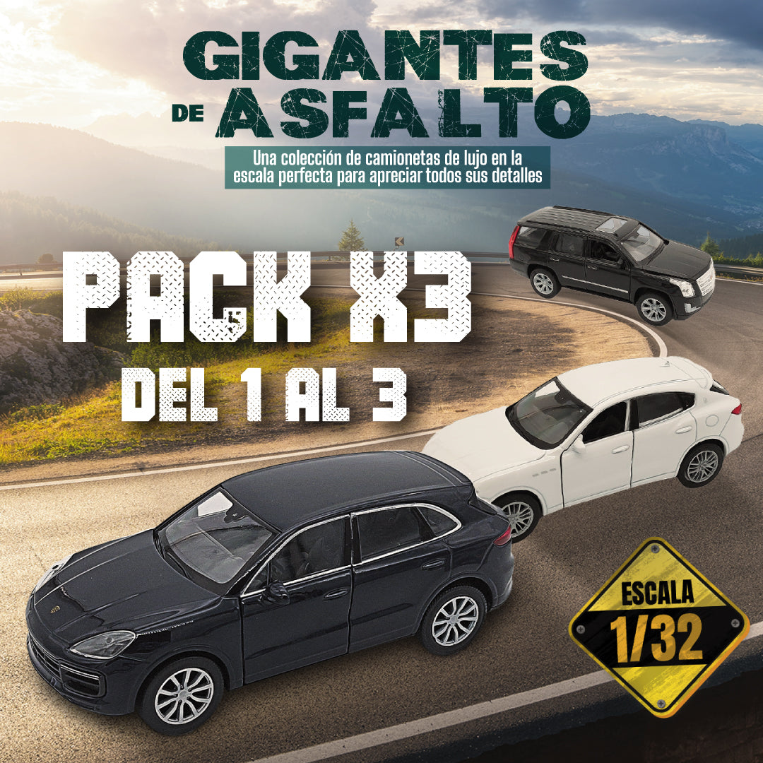 GA0 - PACK2 - GIGANTES DE ASFALTO DEL 1 AL 3