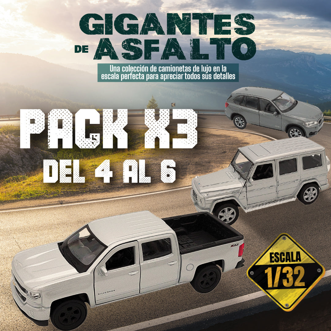 GA0 - PACK3 - GIGANTES DE ASFALTO DEL 4 AL 6