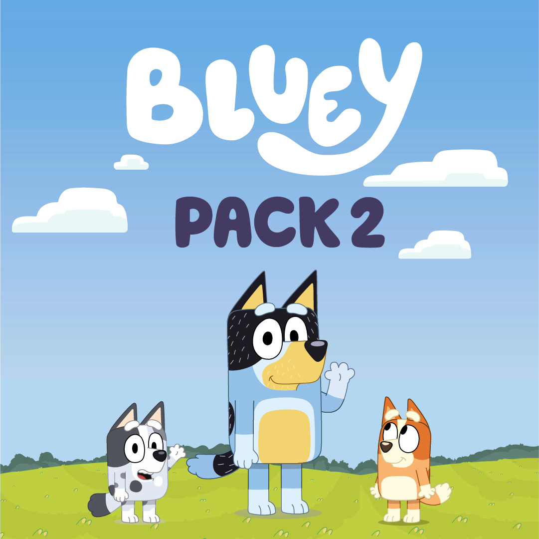 B0 - PACK 2 - BLUEY