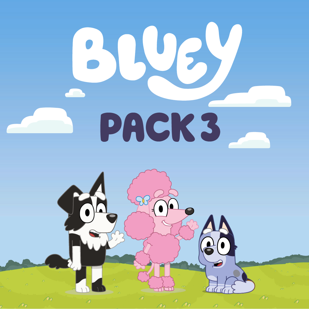 B0 - PACK 3 - BLUEY