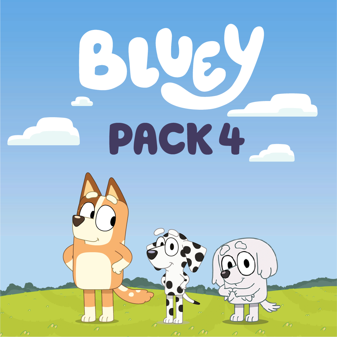 B0 - PACK 4 - BLUEY