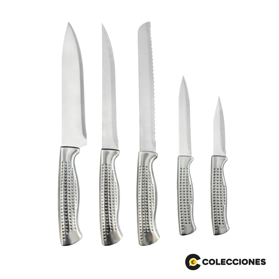 LQF - SET DE CUCHILLOS DE ACERO BEHOME