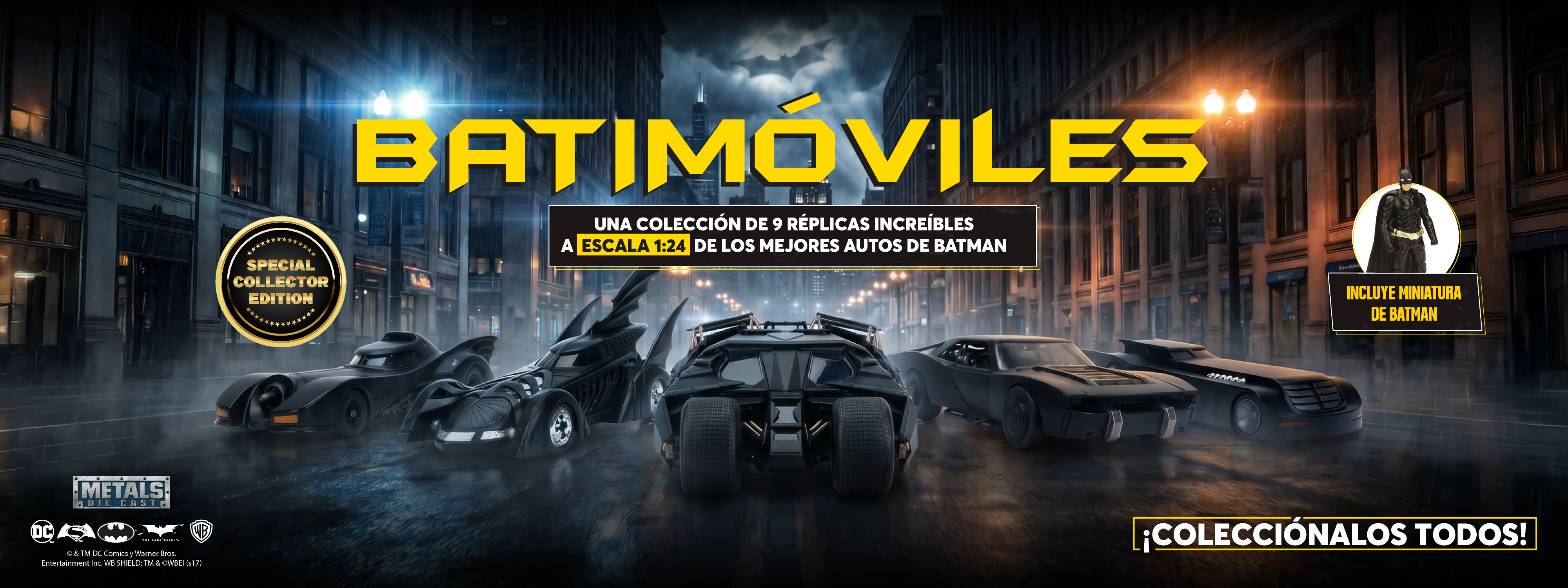 Batimóviles a escala 1/24