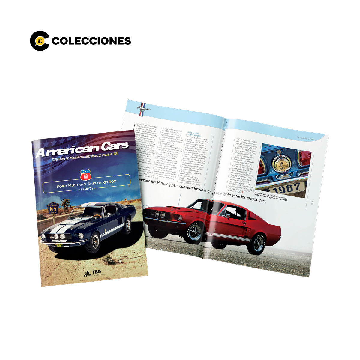 AMC10 - FORD MUSTANG SHELBY GT500 1967 + FASCÍCULO