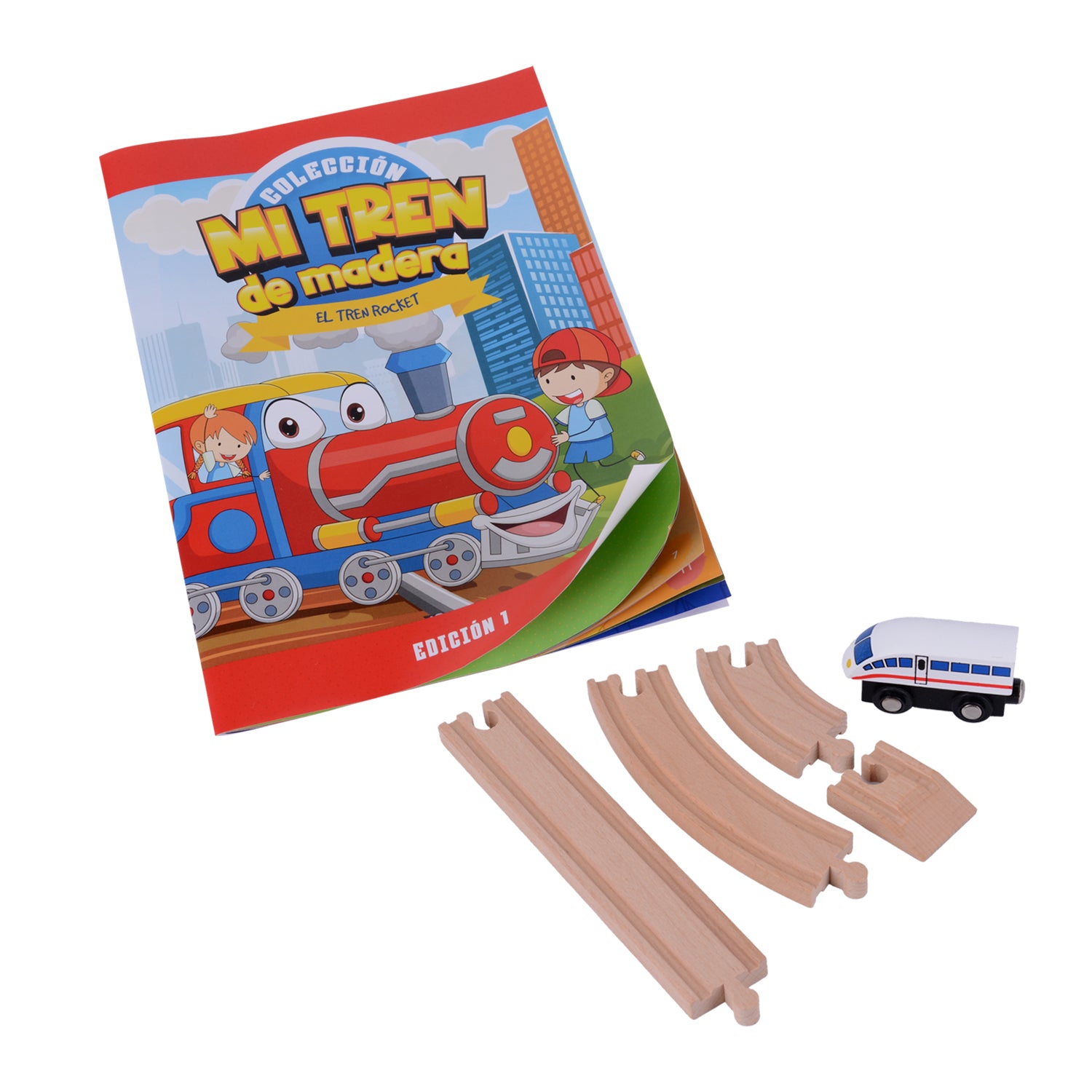 CCA01 - 	 EL TREN ROCKET + EL TREN DE MIS SUEÑOS + 2 REVISTAS