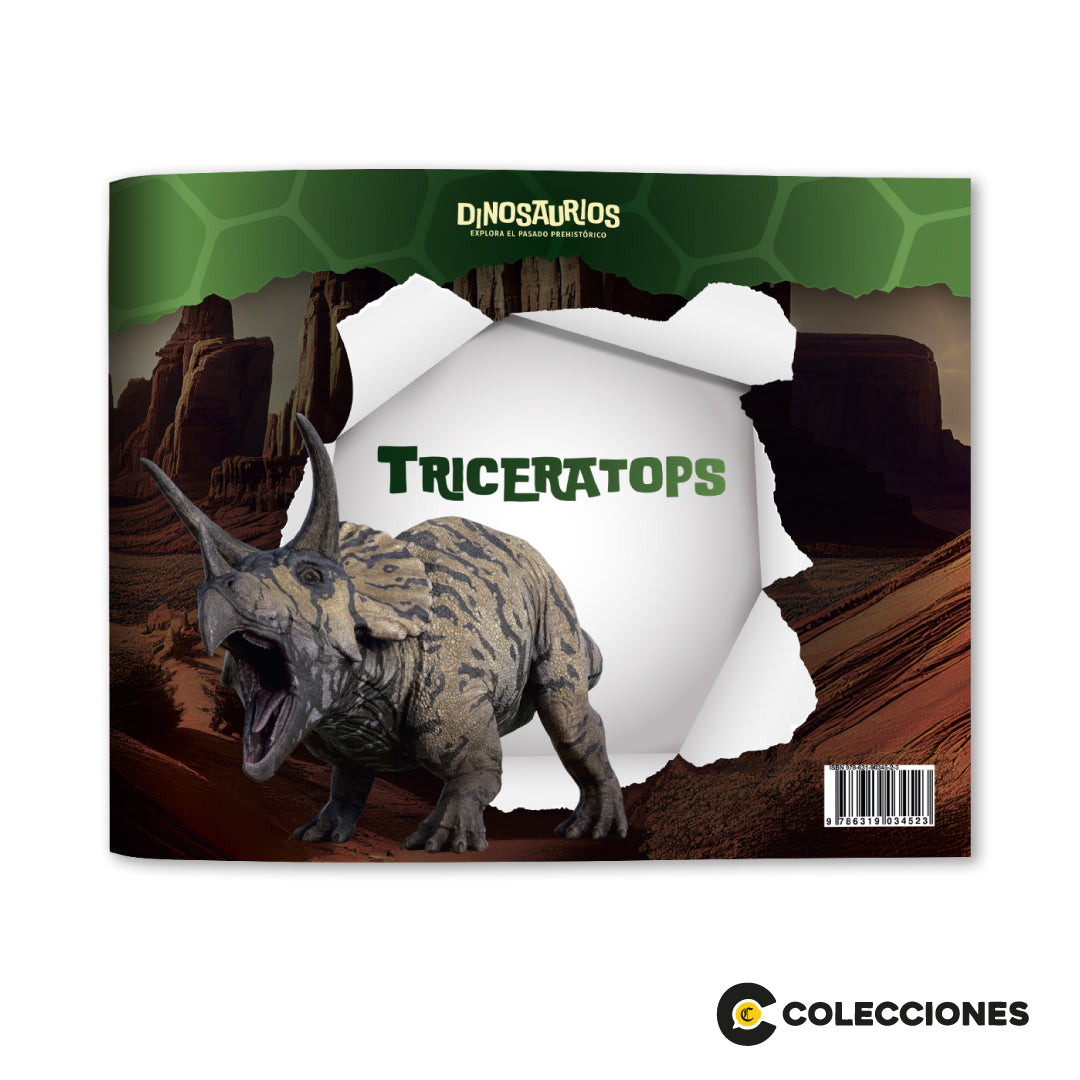 DN02 - TRICERATOPS + PLAYMAT + REVISTA