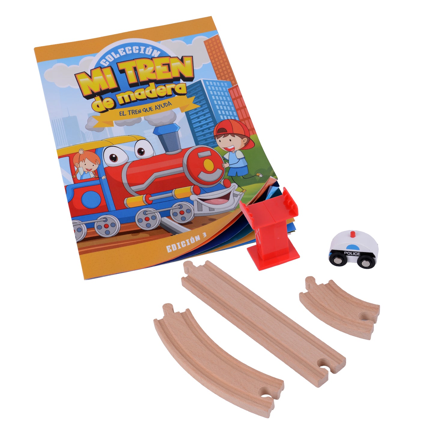 CCA02 - EL TREN QUE AYUDA + TREN VALIENTE + 2 REVISTAS