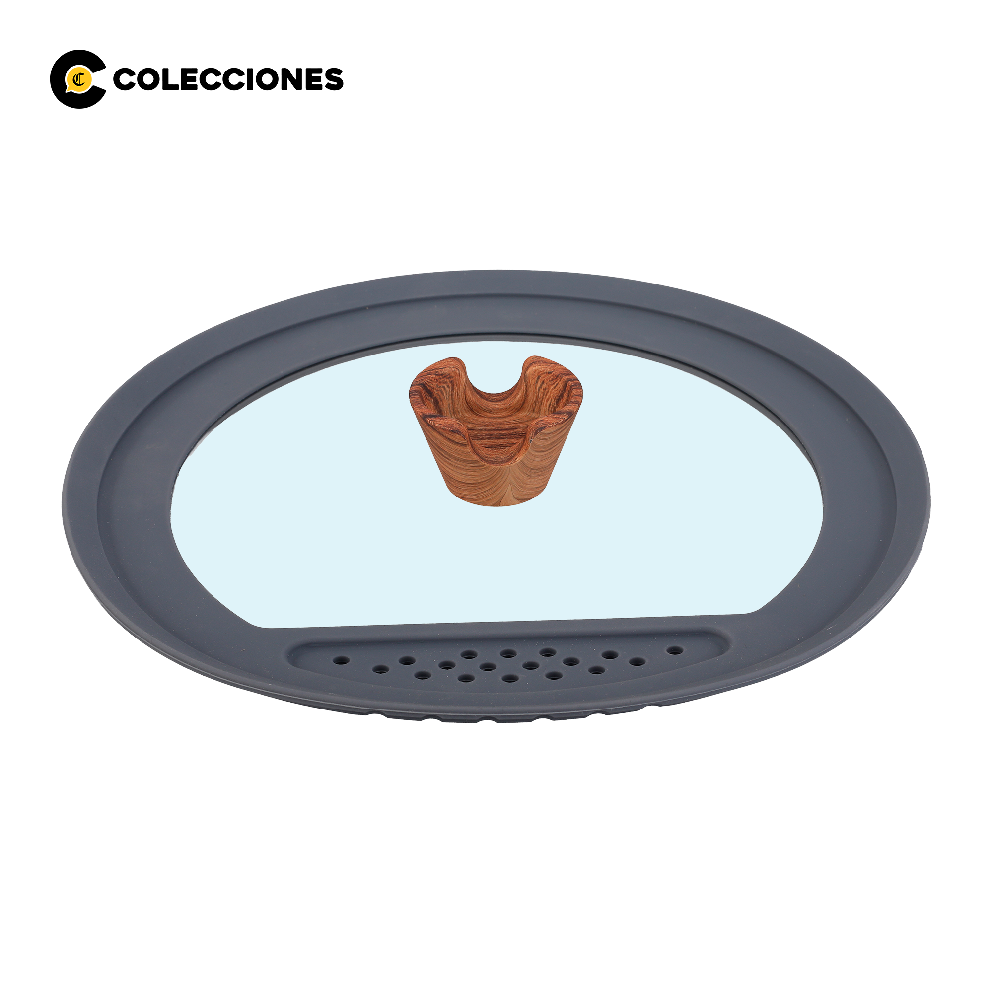 Piacenza Tapa Vidrio Multidiámetro 24/26/28 cm + Recetario