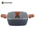 Piacenza Olla Cuadrada con Tapa 24 cm Antiadherente + Recetario