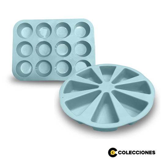 PC01 - Molde Cupcakes + Molde Porciones para Torta  + Fascículos