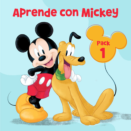 1 PACK APRENDE CON MICKEY X4 ENTREGAS