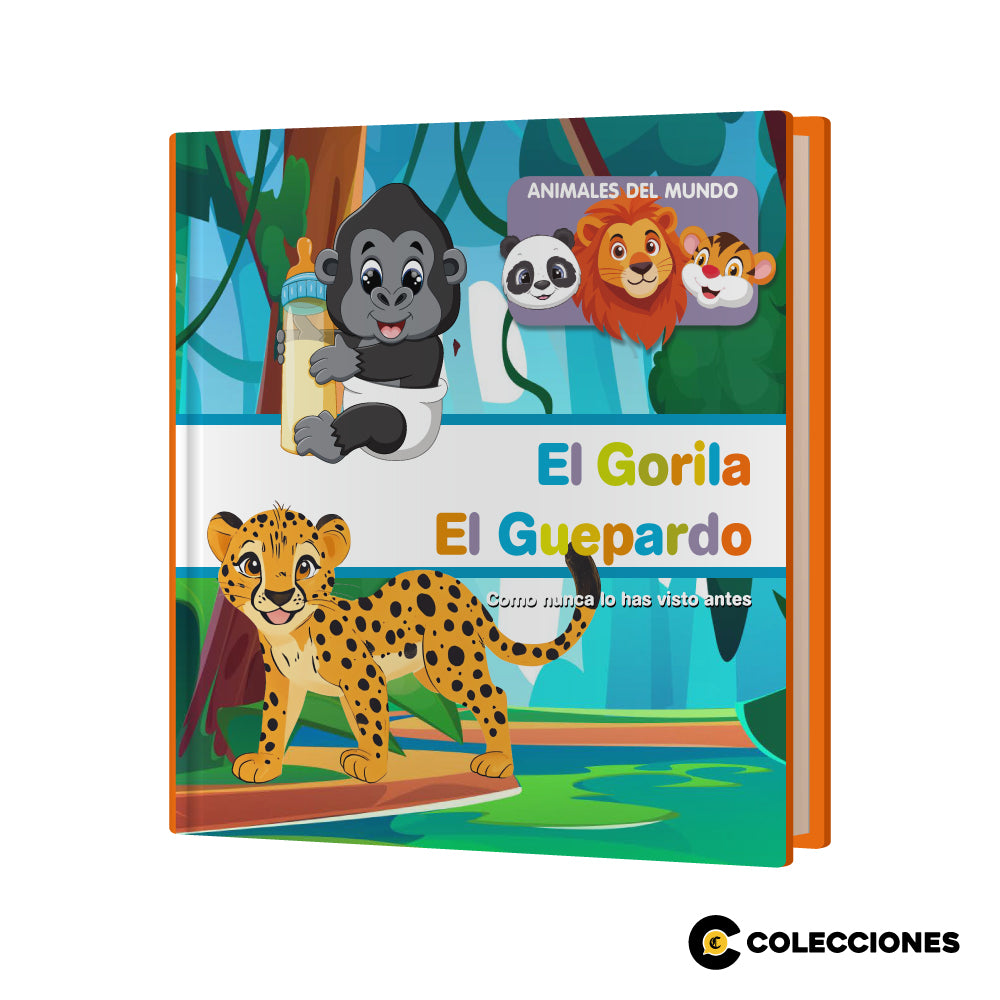 AM10 - GORILA Y GUEPARDO + LIBRO