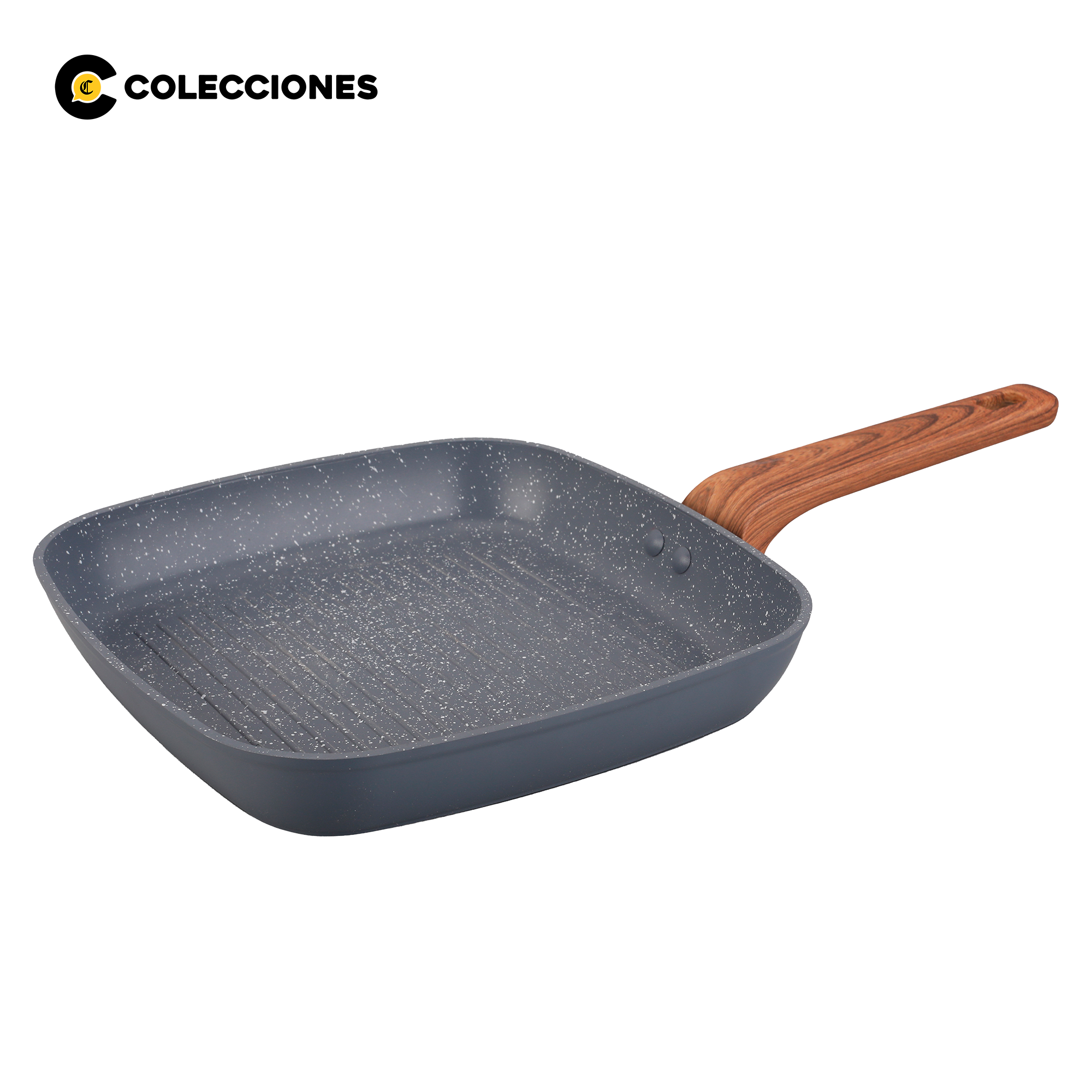 Piacenza Sartén Grill 24 cm Antiadherente + Recetario