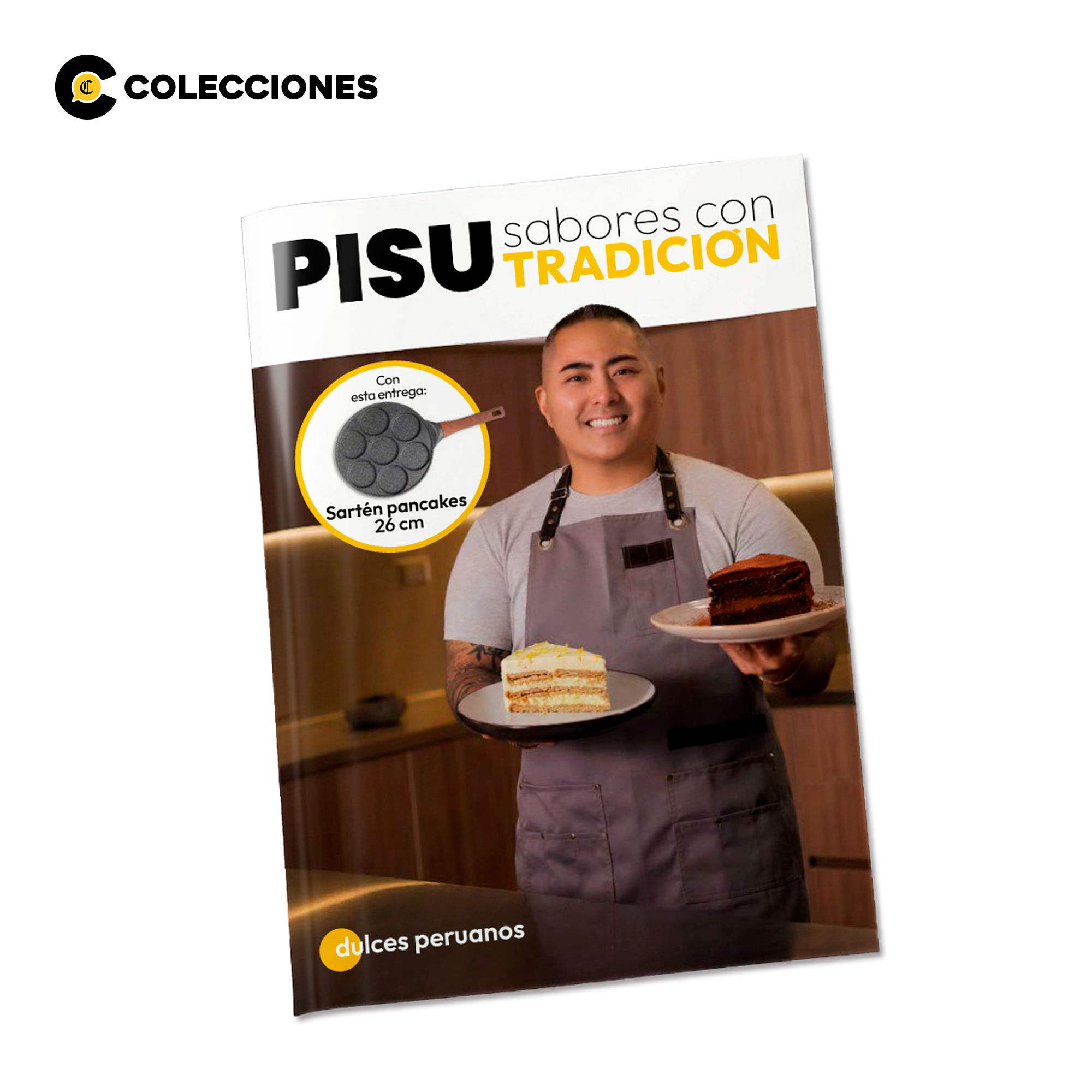 Piacenza Sartén Pancakes 26 cm Antiadherente + Recetario