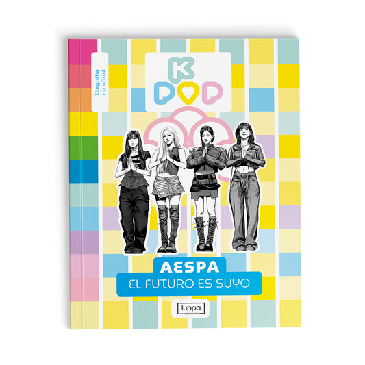 LKP12 - LIBRO K-POP AESPA + 3 FTOS TARJETAS