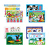 APRENDE CON MICKEY: 1 Carpeta de Colección + 12 Materiales Didácticos + 12 Libros Actividades