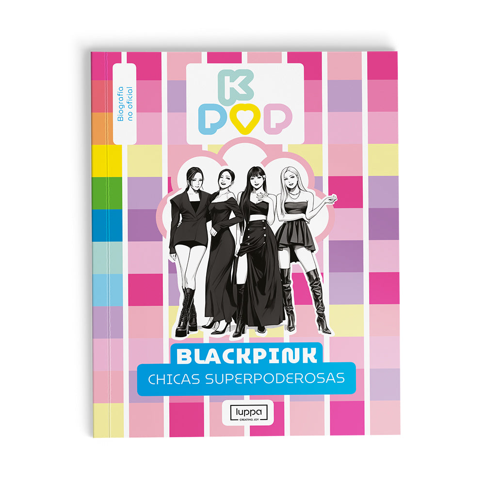 LKP02 - LIBRO K-POP BLACK PINK + 3 FTOS TARJETAS