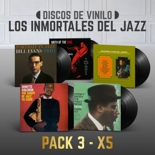 DV002 - INMORTALES DEL JAZZ - PACK3 - X5