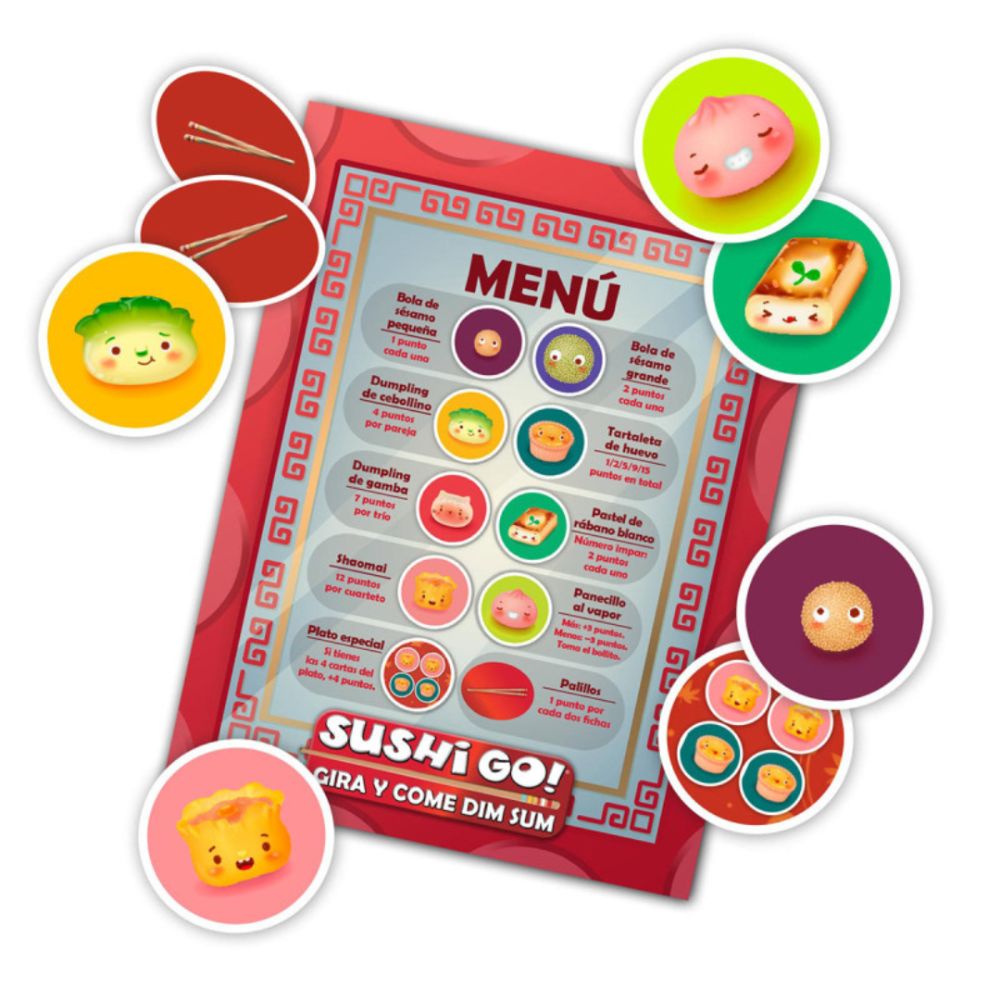 Devir Sushi Go! Gira y Come Dim Sum