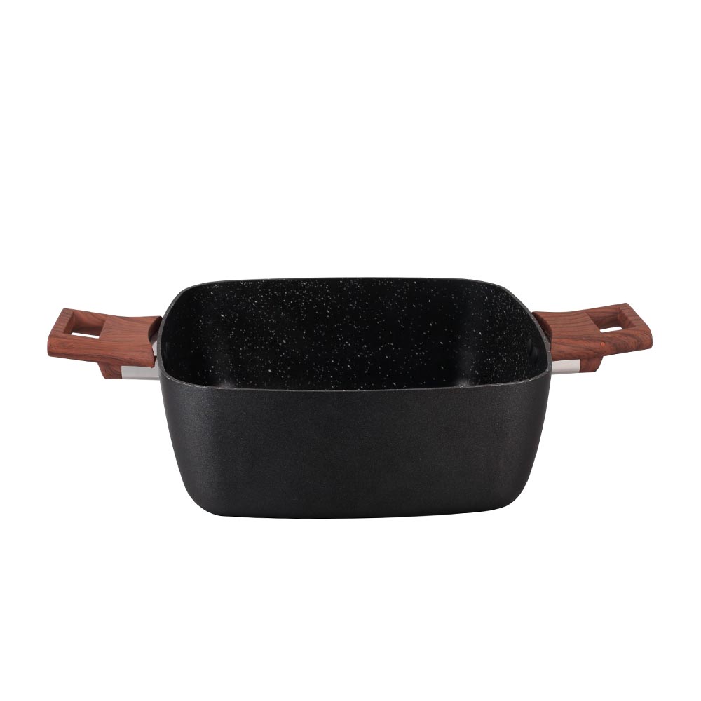 AS04 - CACEROLA 24 CM CUADRADA  + RECETARIO