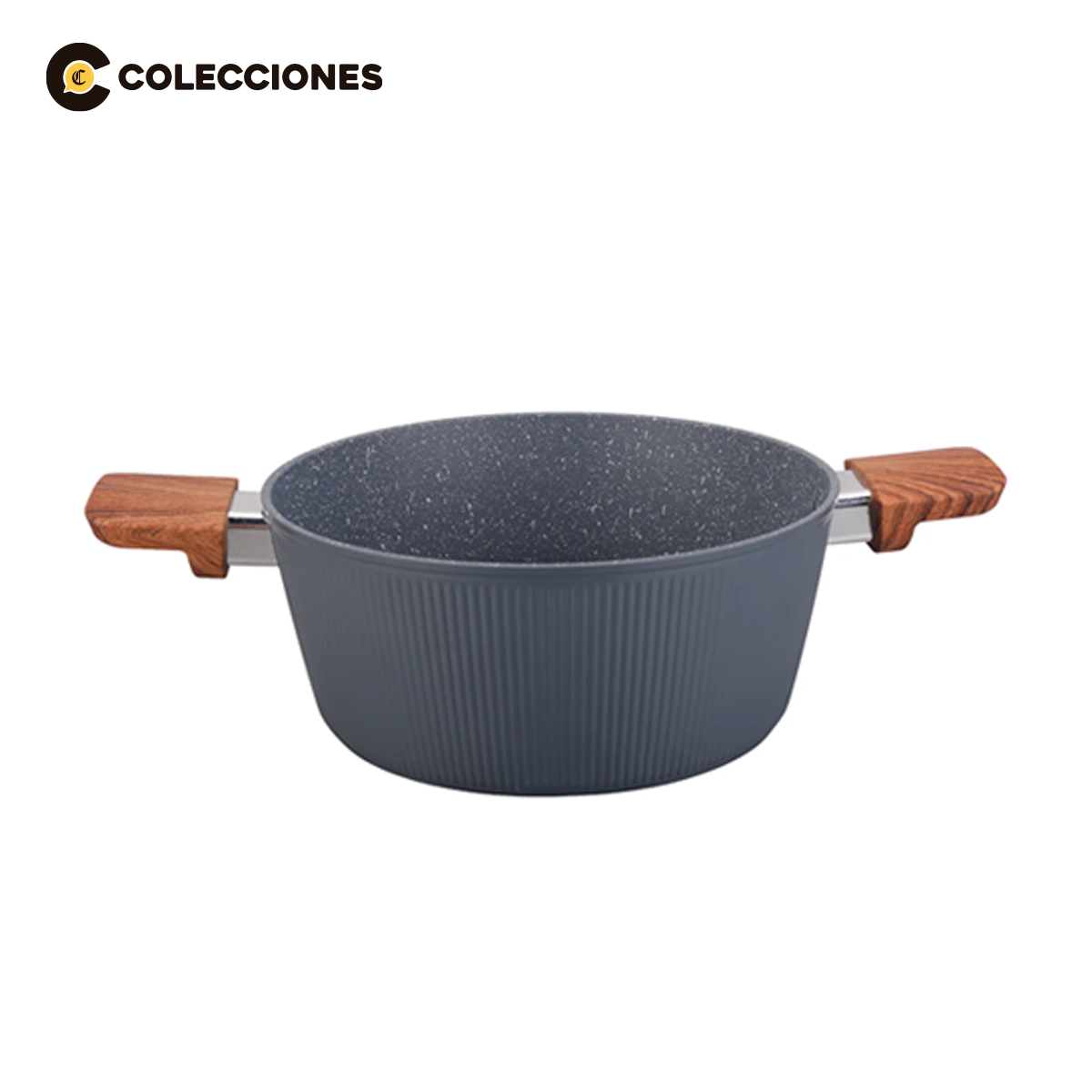 Pack de 6 Piezas: 2 Ollas 26 y 24 cm + 2 tapas multidiámetro 24/26/28 - 18/20/22 + 2 cacerolas 20 cm y 18 cm