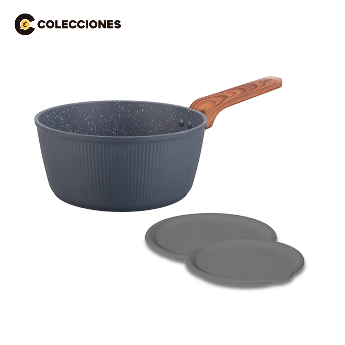 Pack de 4 Piezas: 2 Cacerolas 20 cm y 18 cm + 2 tapas