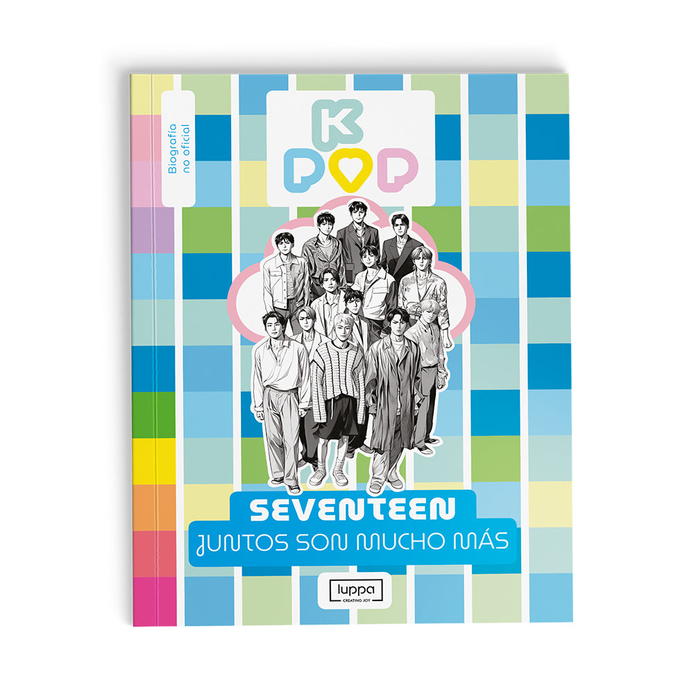 LKP05 - LIBRO K-POP SEVENTEEN + 3 FTOS TARJETAS