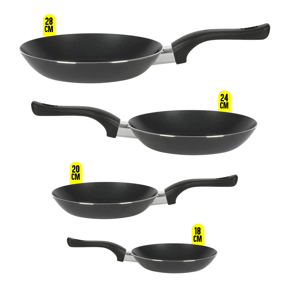 4 Sartenes Oster: 18,20,24,28cm + 4 Recetarios