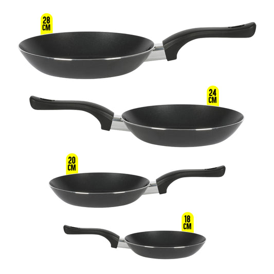 4 Sartenes Oster: 18,20,24,28cm + 4 Recetarios