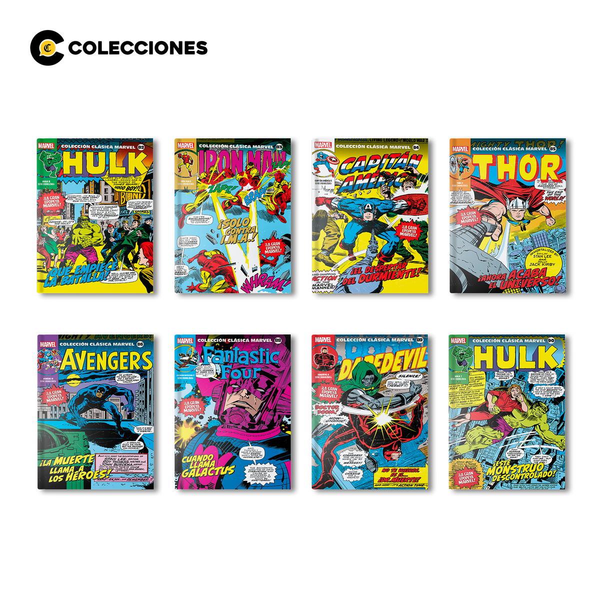 8 Cómics Marvel Vintage