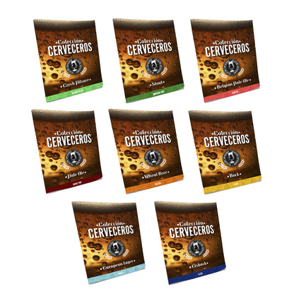 8 Vasos Cerveceros + 8 Fascículos