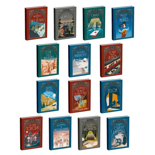14 Libros Tapa Dura Deluxe Colección Agatha Christie