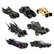 7 Batimóviles Die-Cast Escala 1/32 + 7 Revistas