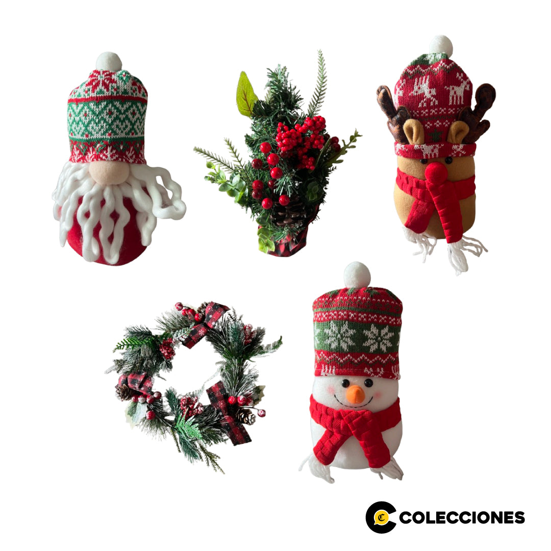 5 ADORNOS DE NAVIDAD