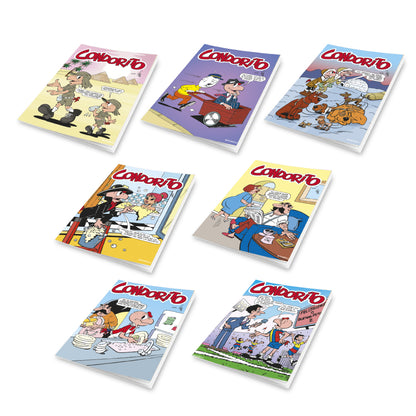 7 Personajes de Condorito + 7 Fascículos