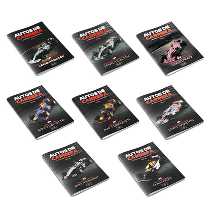 8 Autos Fórmula 1 Escala 1/43 + 8 Fascículos