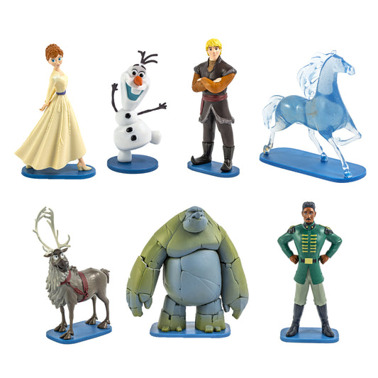 1 Caja de Colección + 7 Personajes Frozen + 7 Libros Tapa Dura