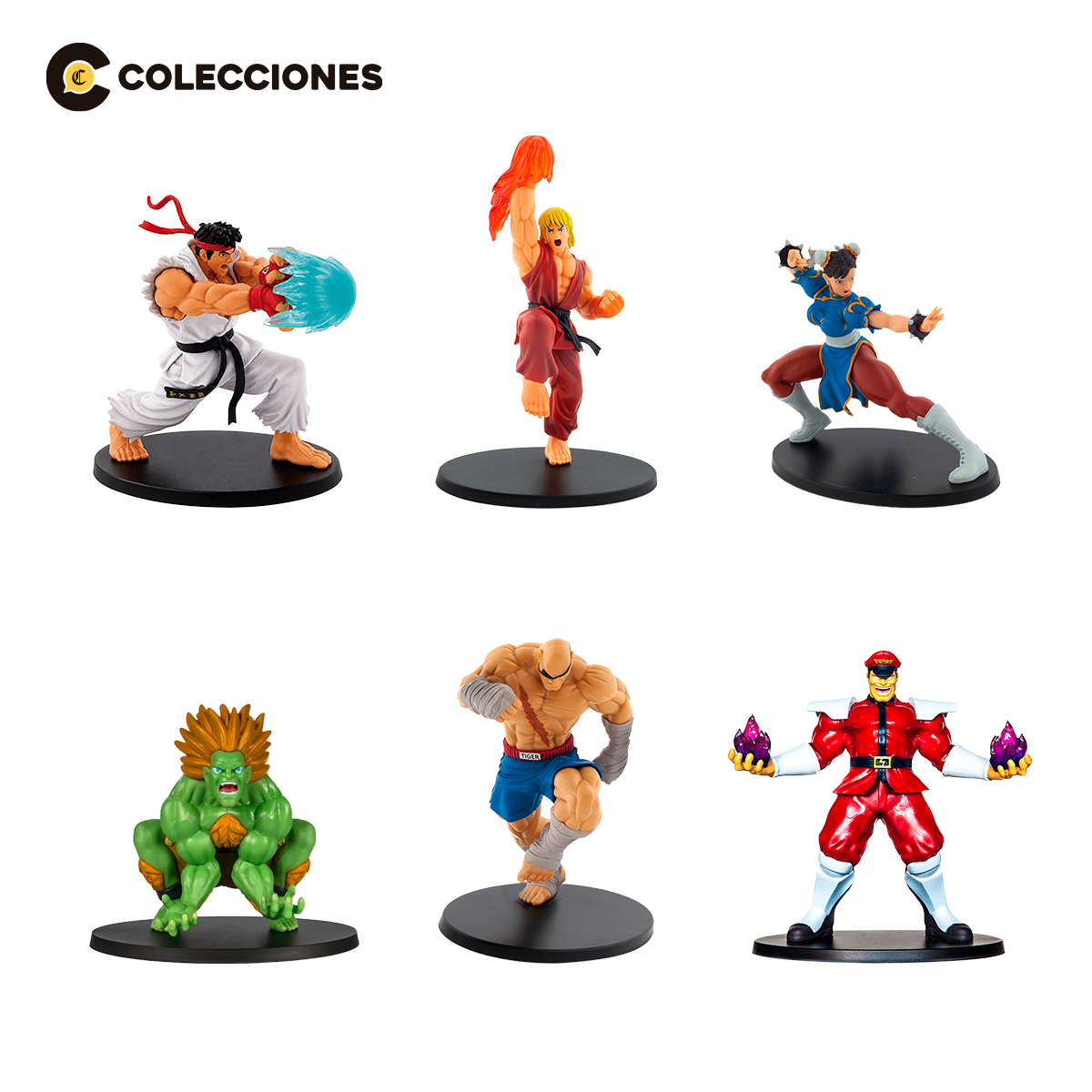 Pack Street Figther 6 personajes + Fascículos