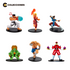Pack Street Figther 6 personajes + Fascículos