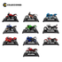 Pack 10 Motos Míticas Die Cast  Escala 1/18 + 10 fascículos