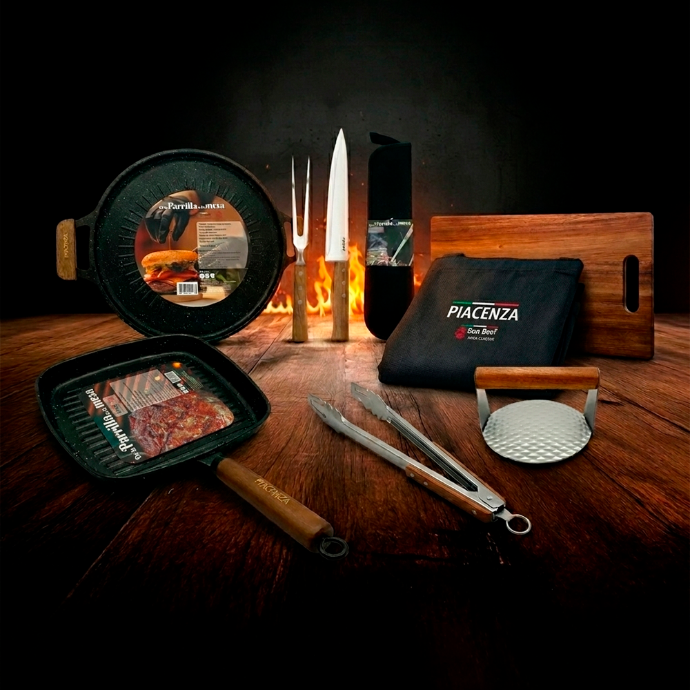 Pack Parrillero Piacenza & Bon Beef