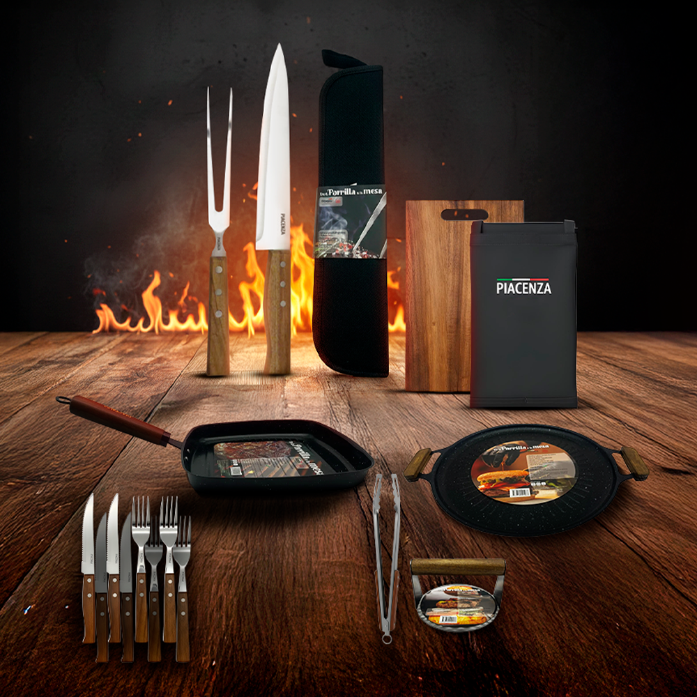 Pack Parrillero Piacenza & Bon Beef